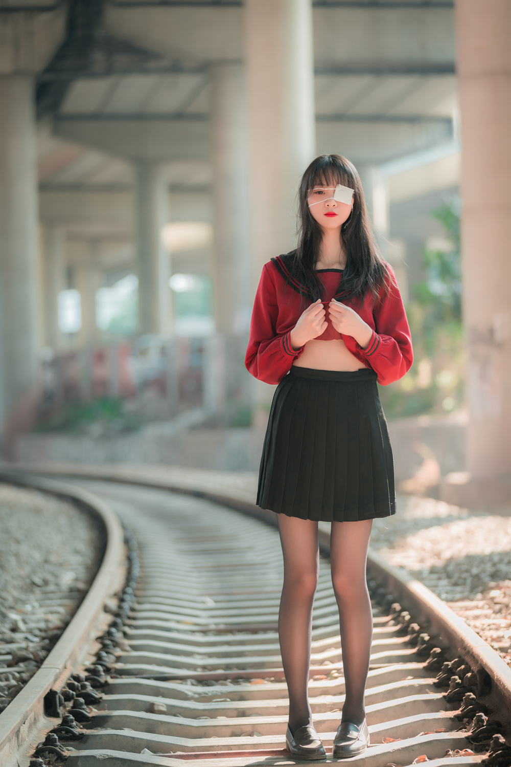 图片[1]-西瓜少女 VOL.015 铁轨 [47P-721MB]-微密空间-全网最全抖音网红铁粉空间觅圈